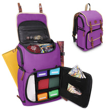 Enhance Designer Edition Full Size Trading Card Storage Box Backpack Purple