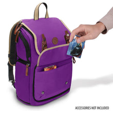 Enhance Designer Edition Full Size Trading Card Storage Box Backpack Purple
