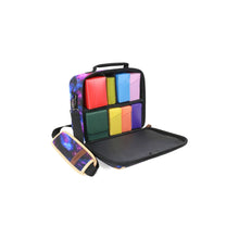 ENHANCE Designer Edition Compact Small Trading Card Bag w/ Customizable Interior & Strap Galaxy