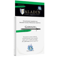 Paladin Clear Sleeves Gawain 57mmx89mm 55 Sleeves Per Pack