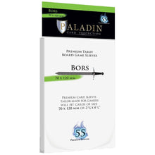 Paladin Clear Sleeves Bors 70mmx120mm 55 Sleeves Per Pack