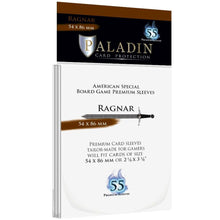 Paladin Clear Sleeves Ragnar 54mmx86mm 55 Sleeves Per Pack