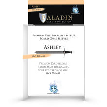 Paladin Clear Sleeves Ashley 76mmx88mm 55 Sleeves Per Pack