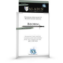 Paladin Clear Sleeves Beorn 68mmx120mm 55 Sleeves Per Pack