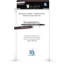 Paladin Clear Sleeves Thaddeus 130mmx195mm 55 Sleeves Per Pack