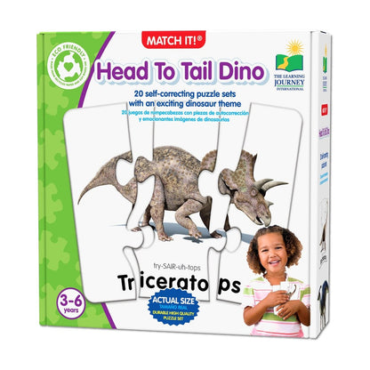 Learning Journey: Match It! Head to Tail Dinos Toy