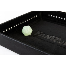 Fanroll: Blacklight Dice Tray with d20: Black
