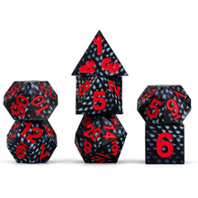 Fanroll: Dragon Storm Silicone Dice Set: Black Dragon Scales