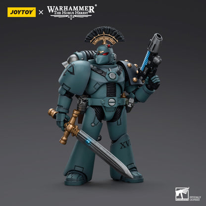 Warhammer Collectibles: 1/18 Scale Sons of Horus MKVI Tactical Squad Sergeant with Power Sword