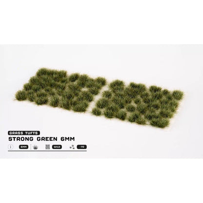 Gamers Grass Grass Tufts 6mm Strong Green Wild