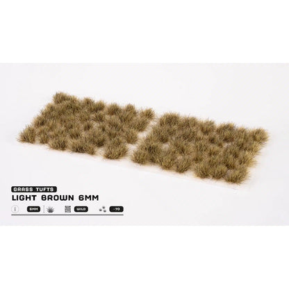 Gamers Grass Grass Tufts 6mm Light Brown Wild