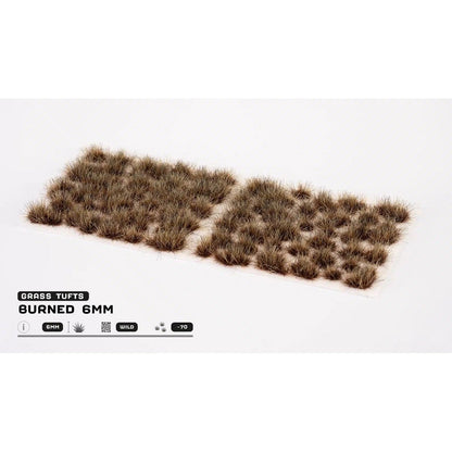 Gamers Grass Grass Tufts 6mm Burned Tufts Wild