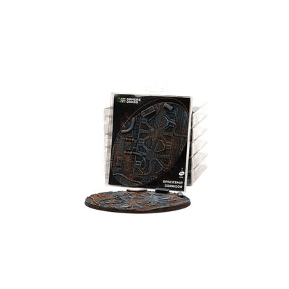 Gamers Grass Battle Ready Bases Spaceship Corridor Oval 170mm x1