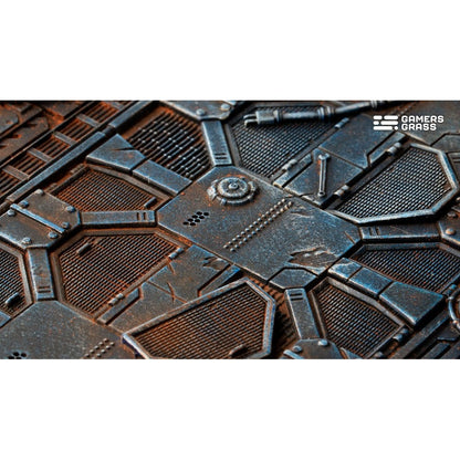 Gamers Grass Battle Ready Bases Spaceship Corridor Oval 170mm x1