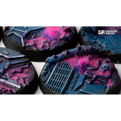 Gamers Grass Battle Ready Bases Alien Infestation Round 40mm x5