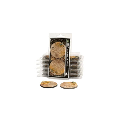 Gamers Grass Battle Ready Bases Deserts of Maahl Round 60mm x2