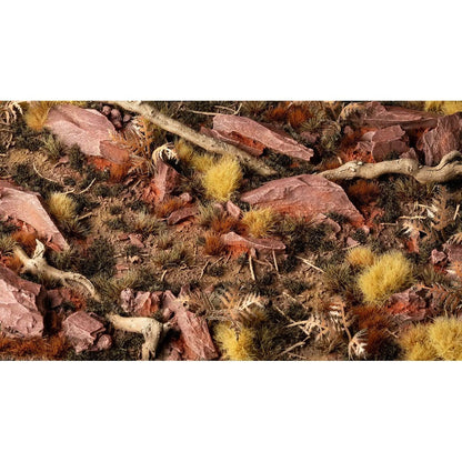 Gamers Grass Grass Tufts 2mm Burned