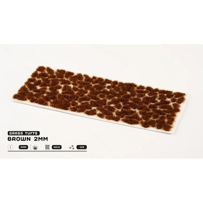 Gamers Grass Grass Tufts 2mm Brown