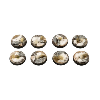 Gamers Grass Battle Ready Bases Highland Round 28mm x8