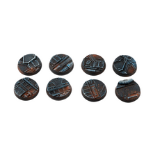 Gamers Grass Battle Ready Bases Spaceship Corridor Round 28mm x8