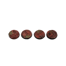 Gamers Grass Battle Ready Bases Nomad Crew Deck Round 40mm 4x