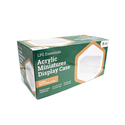 LPG Essentials Acrylic Miniatures Display Case Large