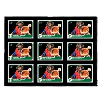 Ultra Pro: UP15299 35PT 9-Card Black Border UV ONE-TOUCH Magnetic Holder