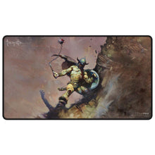 Ultra Pro: UP16755 Frank Frazetta "Warrior with Ball and Chain" Black Stitched Playmat