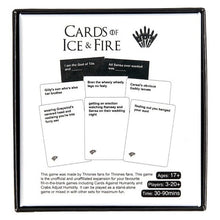 Cards of Ice & Fire Board Game