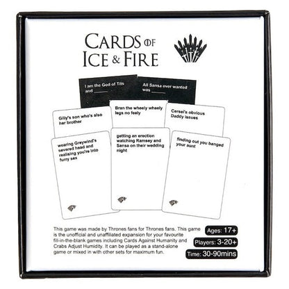 Cards of Ice & Fire Board Game