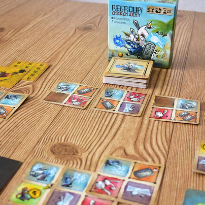 Draco Studios: Regroup Chicken Army Board Game