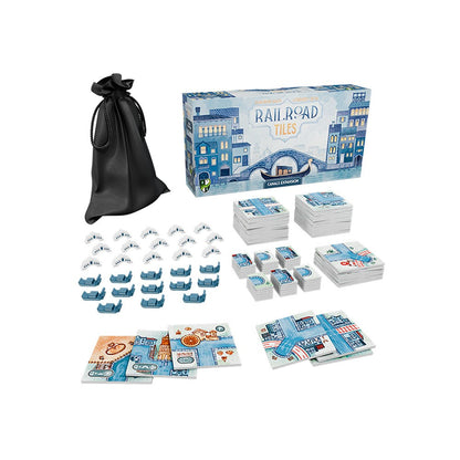 Railroad Tiles Canals Expansion Board Game