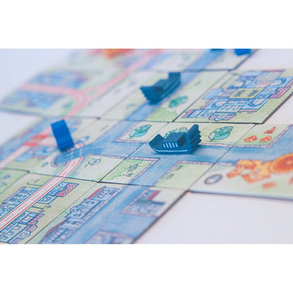 Railroad Tiles Canals Expansion Board Game