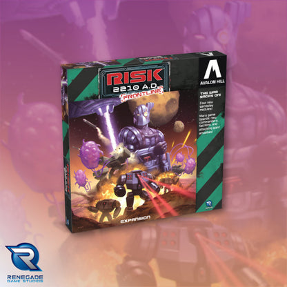 Risk 2210 A.D. Frontline Expansion Board Game