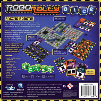 Robo Rally Dice Board Game
