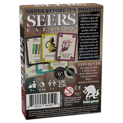 Bezier Games Seers Catalog Board Game
