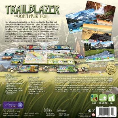 Trailblazer The John Muir Trail Core Edition Board Game