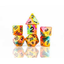 Sirius Dice Rainbow Gold Dice Set 7