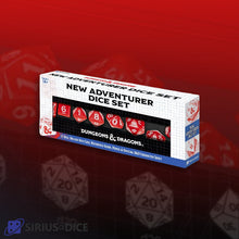 Sirius Dice D&D New Adventurer Dice Set Red Dice Dungeons & Dragons