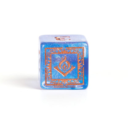 Sirius Dice D&D Adventure Dice Wizard Blue Dungeons & Dragons
