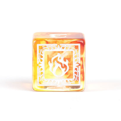 Sirius Dice D&D Adventure Dice Sorcerer Orange Dungeons & Dragons
