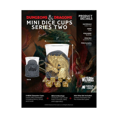 Sirius Dice Dungeons & Dragons Mini Dice Cups Series 2 Display