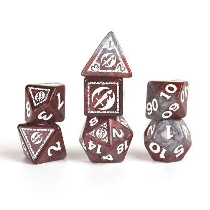 Sirius Dice D&D Adventure Dice Fighter Red Dungeons & Dragons
