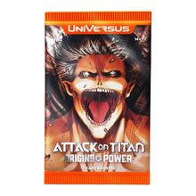 UniVersus Attack on Titan: Origins of Power Booster Display