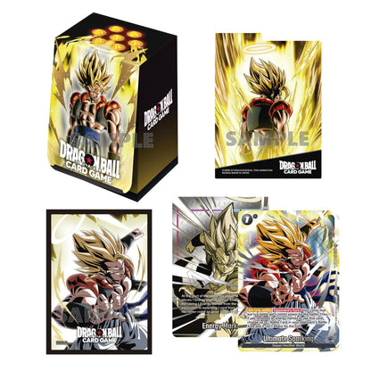 Bandai Dragon Ball Super Card Game: Fusion World Official Card Case & Sleeves Set 3 Display: Gogeta