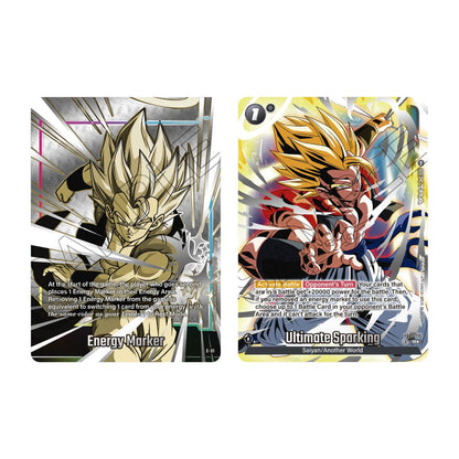 Bandai Dragon Ball Super Card Game: Fusion World Official Card Case & Sleeves Set 3 Display: Gogeta