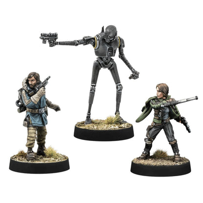 Star Wars: Legion Cassian Andor Jun Erso & K-2SO
