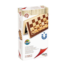 Chess 12 Inch Magnetic Folding Wood Board Game