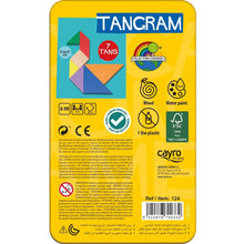 Tangram In Metal Tin Board Game