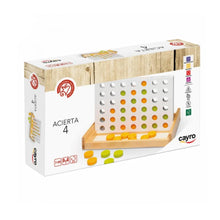 Four In A Row Wood Board Game